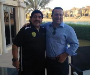 Diego Maradona e Angelo Pisani a Dubai