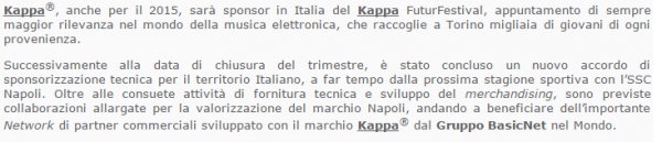 kappa annuncio