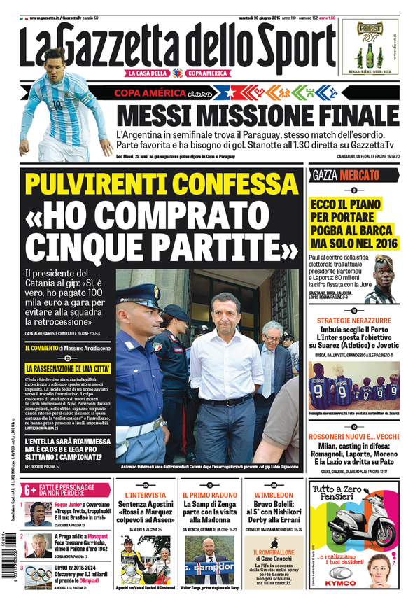 Gazzetta 30-06-2015