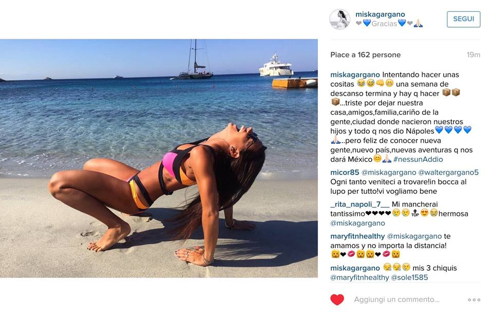 miska gargano addio napoli