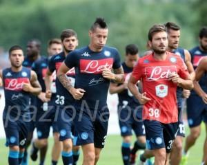Napoli Dimaro2015 Hamsik inler maggio sinatti romano