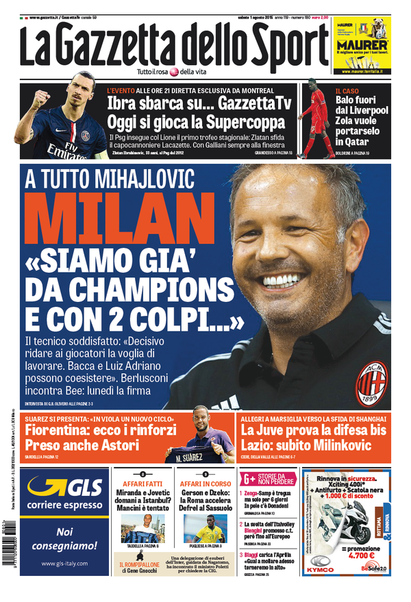 Gazzetta 01-08-2015