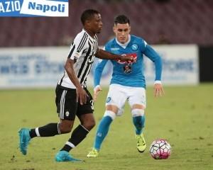 NAPOLI, JUVENTUS NELLA FOTO: Evra Callejon