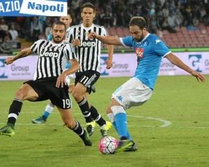 NAPOLI, JUVENTUS NELLA FOTO: GOL HIGUAIN higuain