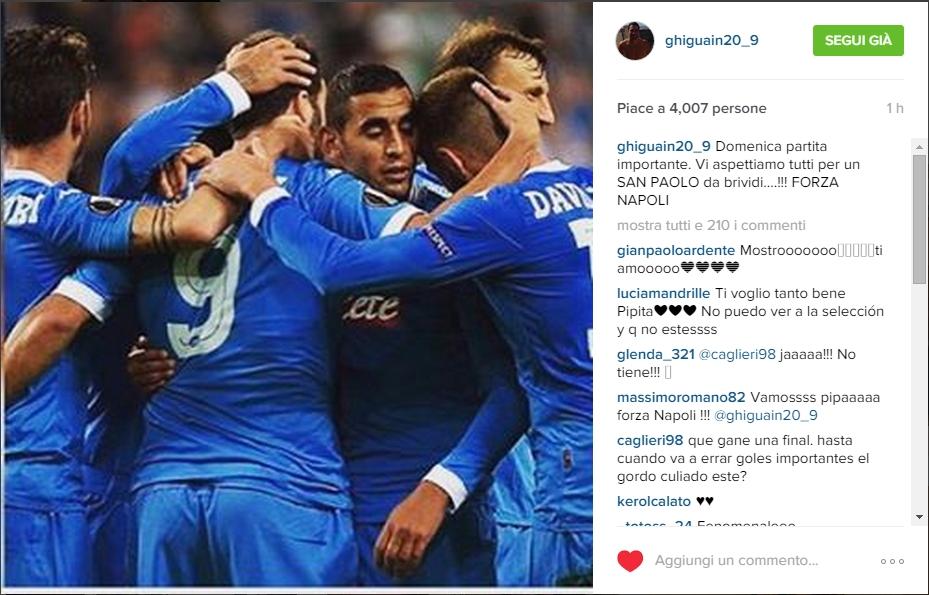 higuain napoli fiorentina instagram
