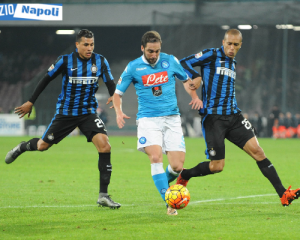 Napoli Inter Higuain Miranda Murillo
