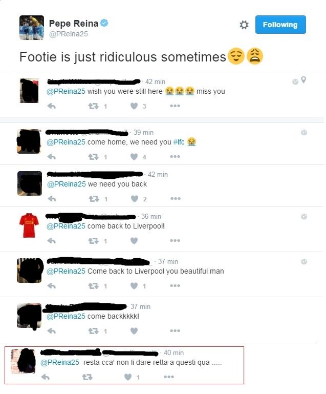 tweet tifosi reina