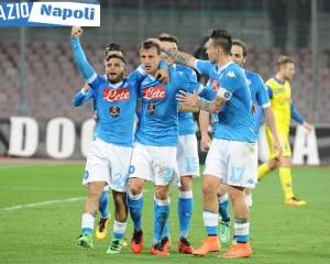 insigne chiriches gol esultanza hamsik napoli chievo