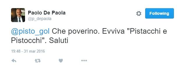 tweet de paola
