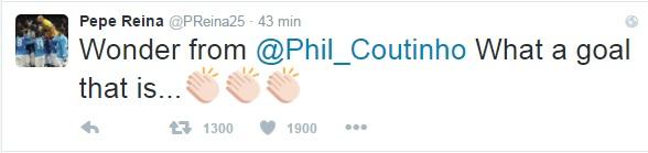 tweet reina liverpool