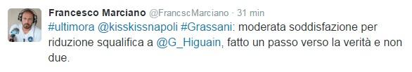 TWEET francesco marciano