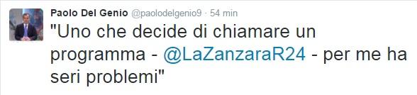 tweet del genio