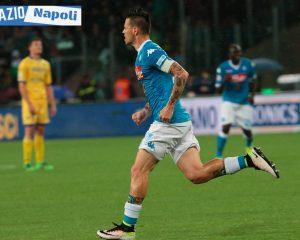 hamsik gol capitano napoli frosinone