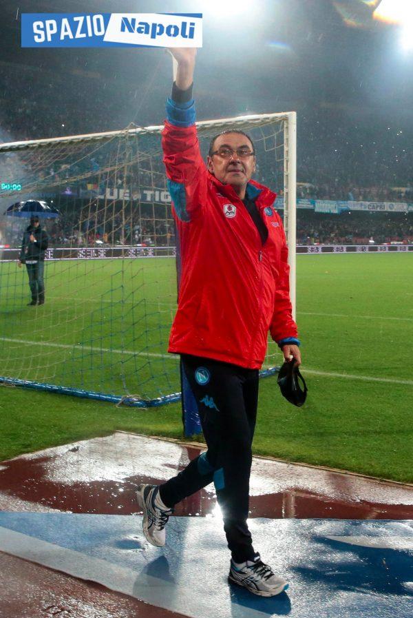 sarri applausi esultanza tifosi