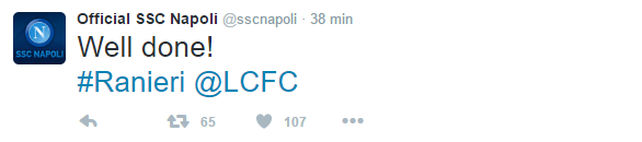 napoli leicester ranieri