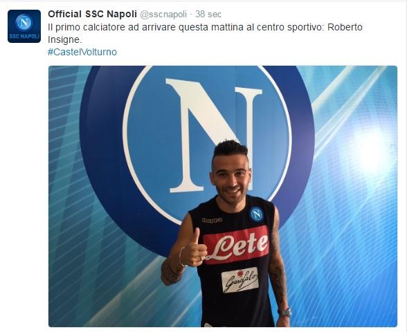 roberto insigne tweet