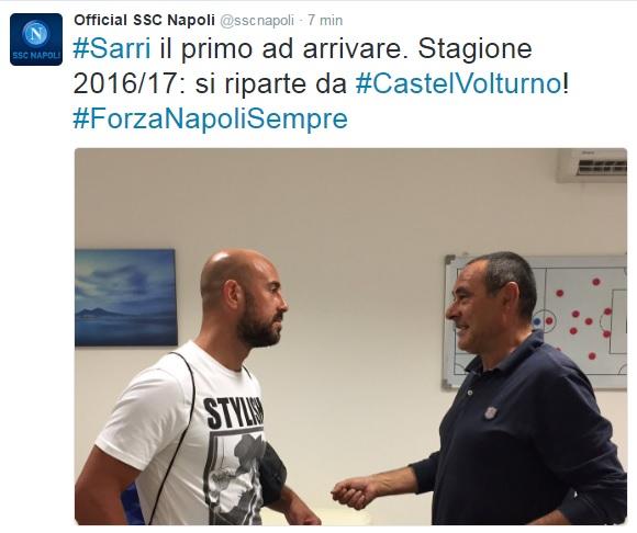 sarri reina tweet