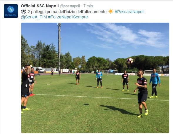 allenamento napoli