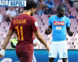 NAPOLI, ROMA NELLA FOTO: ESULTANZA KOULIBALYFOTO MOSCA-AG.LIVERANI