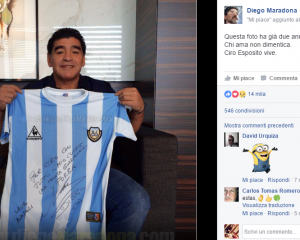 MARADONA CIRO ESPOSITO