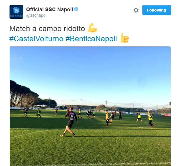 Allenamento campo ridotto