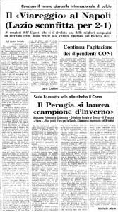 Un ritaglio di giornale dell'epoca