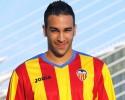 Valencia's new soccer player Adil Rami of France poses during his official presentation in Valencia