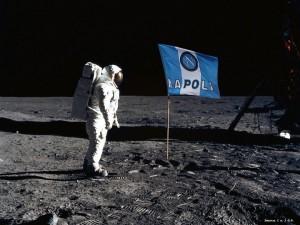 bandiera napoli luna