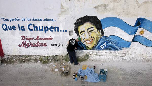Maradona mural