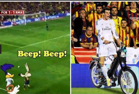 FOTO Il gol capolavoro di Bale, ecco i fotomontaggi - Corriere dello Sport.it