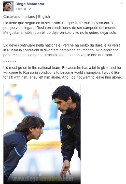 maradona facebook