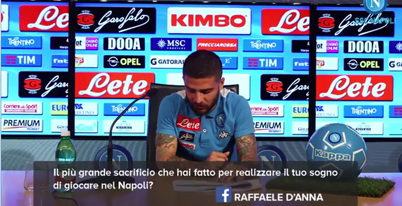 I sacrifici per diventare calciatore? Lo struggente racconto di Lorenzo Insigne