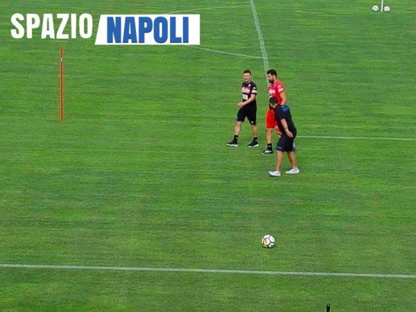 FOTO – Mario Rui per la prima volta in campo a Dimaro