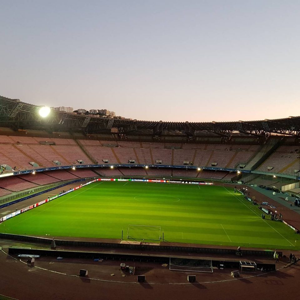 Visuale Curva B Stadio San Paolo