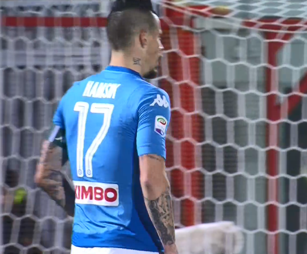 Le pagelle di Crotone-Napoli: Hamsik e Allan da manuale, azzurri campioni d’inverno a Crotone