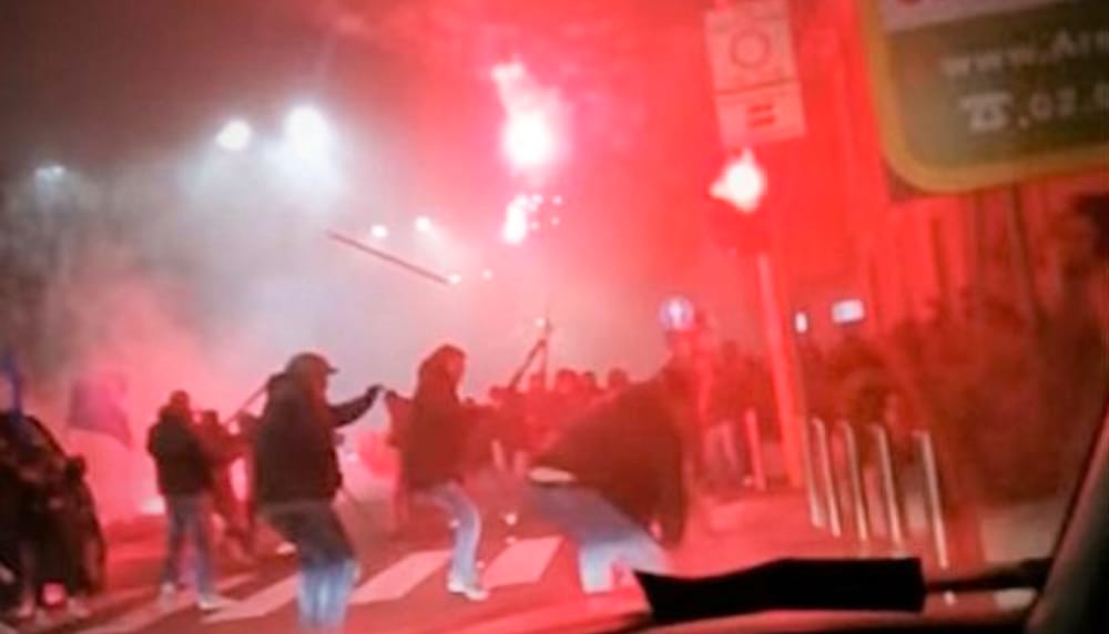 scontri tifosi napoli