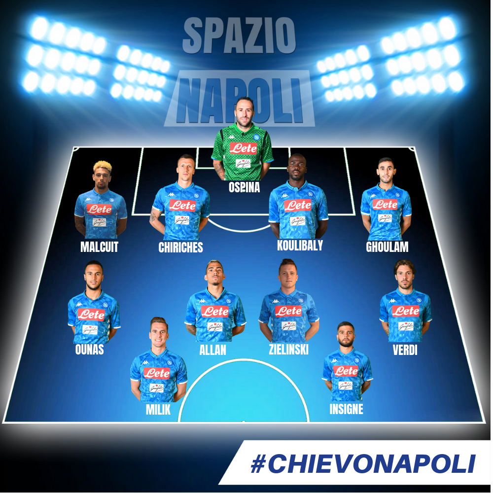 chievo napoli formazioni