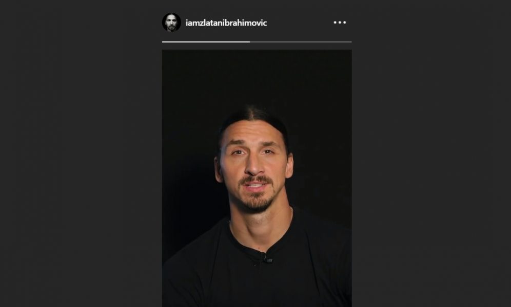 Ibrahimovic stories Instagram