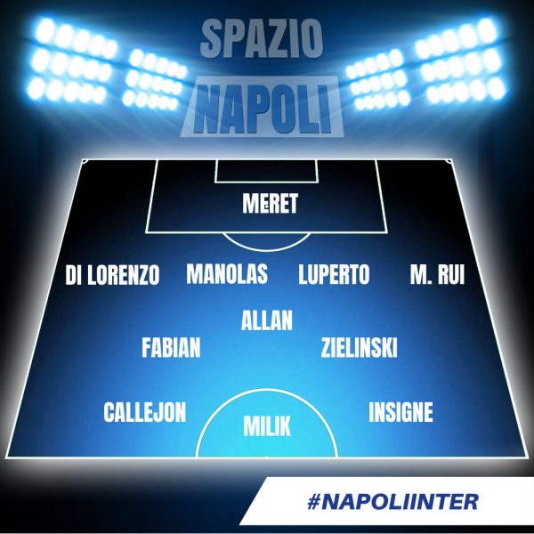probabili formazioni napoli inter