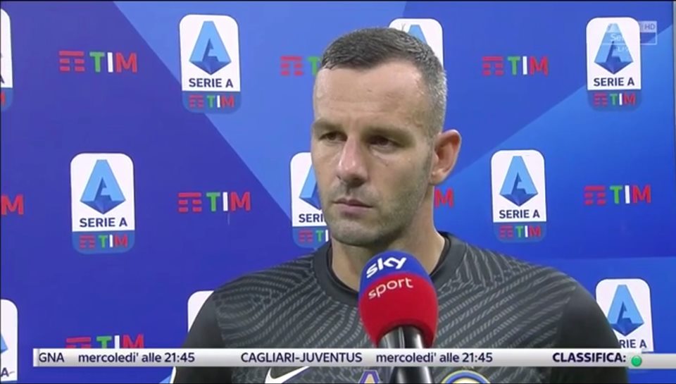 Inter,Handanovic: “Vittoria molto importante. Con l’Atalanta sarà una bella partita”