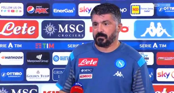 Rino Gattuso Napoli-Lazio