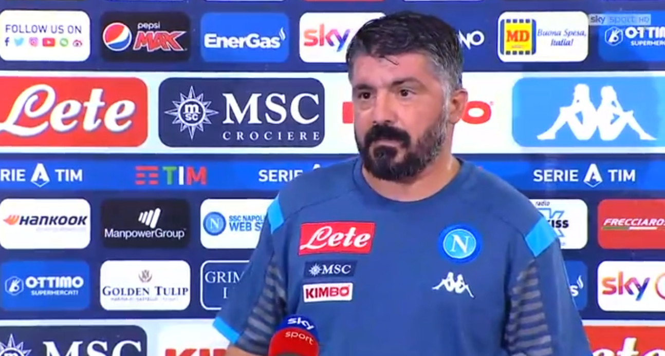 Rino Gattuso Napoli-Lazio