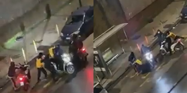 rapina motorino napoli