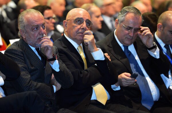 Lotito De Laurentiis Marotta lite