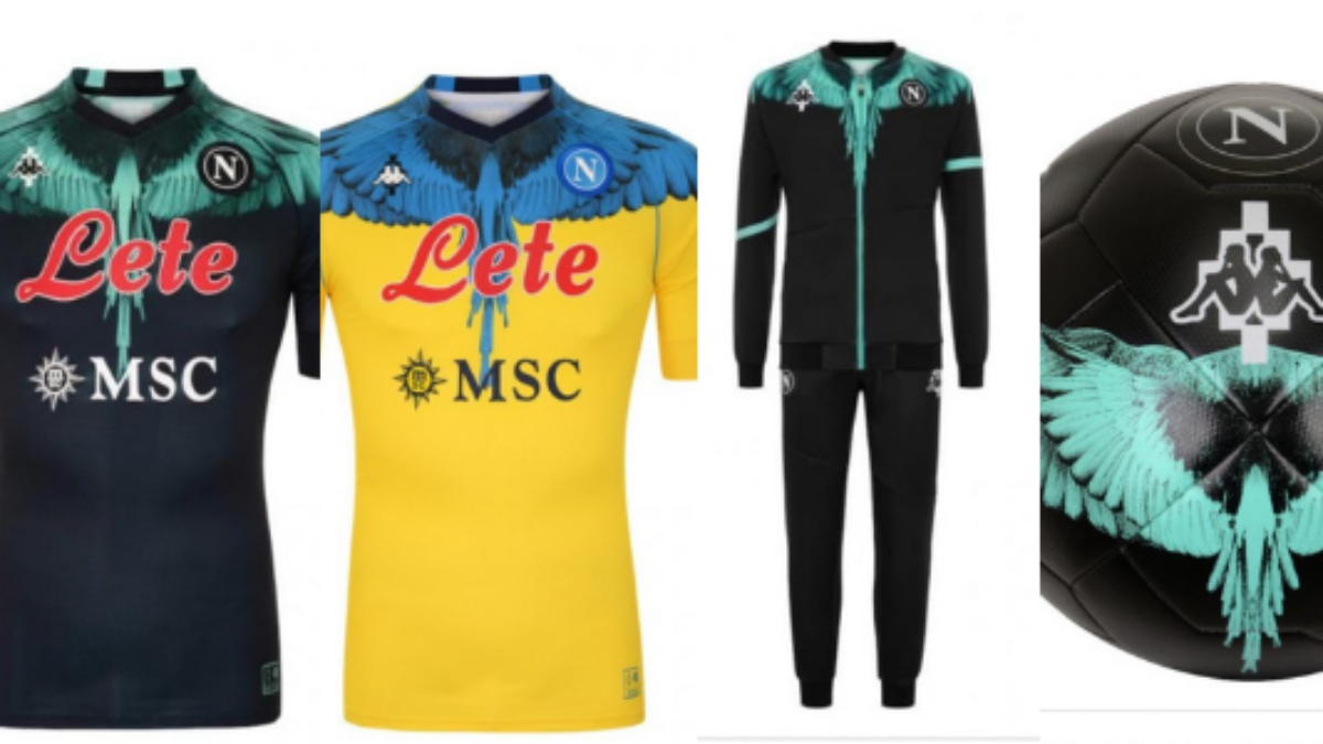 Maglia Napoli Marcelo Burlon: svelati tutti i dettagli