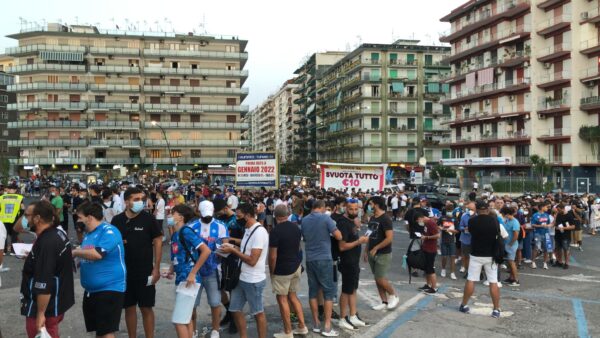 Blitz carabinieri Stadio Maradona