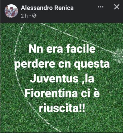 Renica Juventus Fiorentina