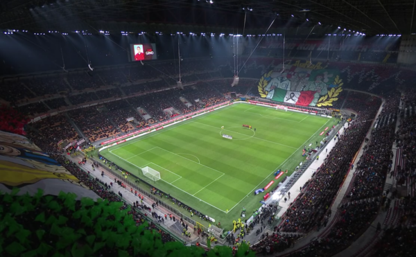 Stadio San Siro visto dall'alto