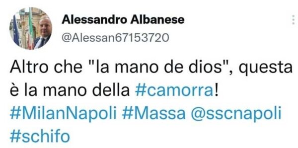 Albanese Vicesindaco Camorra