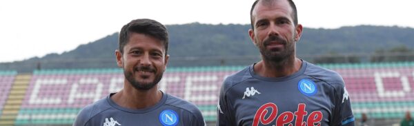 I medici della SSC Napoli, il dott. Gennaro De Luca e il responsabile dello staff medico, il dott. Raffaele Canonico